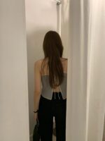 [Premium] OUNCE Lace Back Ribbon Sleeveless - Image 11