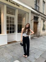 [Premium] OUNCE Lace Back Ribbon Sleeveless - Image 6