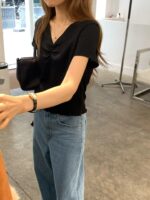 [Premium] OUNCE Elle Shirring Tee - Image 5