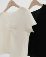 [Premium] OUNCE Elle Shirring Tee - Image 13