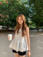 [Premium] OUNCE Pure Shirring Blouse - Image 3