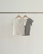 [Premium] OUNCE V Wrap Half Tee - Image 14