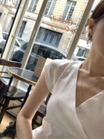 [Premium] OUNCE V Wrap Half Tee - Image 6