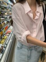 [Premium] OUNCE Terry Stripe Shirt - Image 14