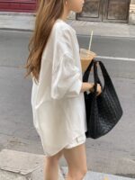 [Premium] OUNCE Basic White Shirt - Image 2