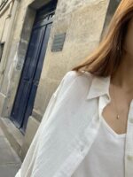 [Premium] OUNCE Basic White Shirt - Image 3