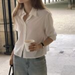 [Premium] OUNCE Mini Crop Shirt