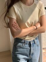 [Premium] OUNCE Ribbed Half Tee - Image 8