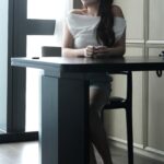 [Premium] Satin Irregular Top - Image 7