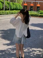 [Premium] Gentle Mood Tie Blouse - Image 20