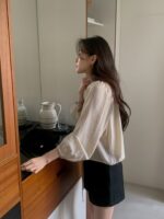 [Premium] Gentle Mood Tie Blouse - Image 30