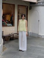 [Premium] Halter Linen Blouse - Image 19