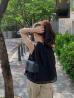 [Premium] Halter Linen Blouse - Image 23