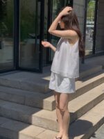 [Premium] Halter Linen Blouse - Image 2