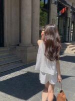 [Premium] Halter Linen Blouse - Image 7