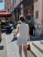 [Premium] Halter Linen Blouse - Image 6