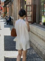 [Premium] Halter Linen Blouse - Image 5