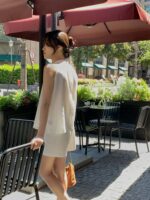[Premium] Halter Linen Blouse - Image 11