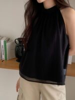 [Premium] Halter Linen Blouse - Image 21