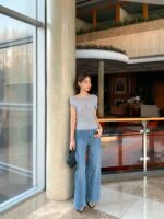 [Premium] Cloudline Off-Shoulder Knit Top - Image 22