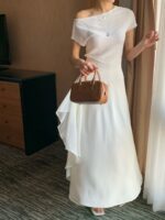 [Premium] Cloudline Off-Shoulder Knit Top - Image 28