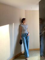 [Premium] Cloudline Off-Shoulder Knit Top - Image 21