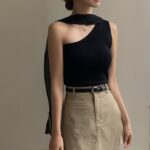[Premium] Cloud Veil Asymmetric Top