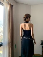 [Premium] French Halter Drape Vest - Image 11