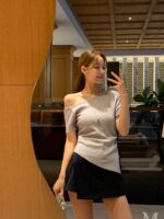 [Premium] One Shoulder Irregular Top - Image 16