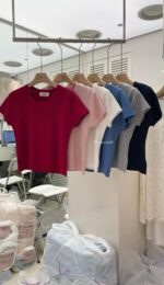 Broderie Details Tee - Image 21