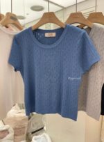 Broderie Details Tee - Image 15