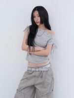 Twin Ribbons Eyelet Top - Image 18