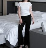 Twin Ribbons Eyelet Top - Image 5