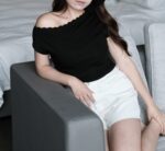 One-shoulder Lace Top - Image 4