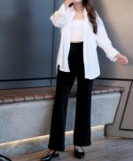 Petite Fit Flare Pants - Image 8