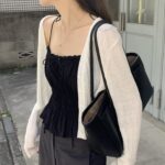 OUNCE Ecru Golgi V Cardigan