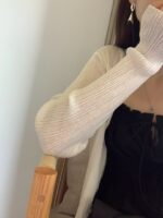 OUNCE Ecru Golgi V Cardigan - Image 2