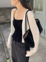 OUNCE Ecru Golgi V Cardigan - Image 7