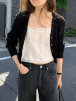 OUNCE Ecru Golgi V Cardigan - Image 15