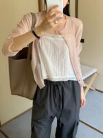 OUNCE Loe Pleats Cardigan - Image 7