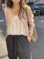 OUNCE Loe Pleats Cardigan - Image 8