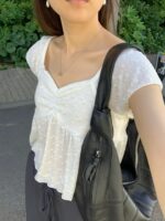 OUNCE Reese Shirring Blouse - Image 5