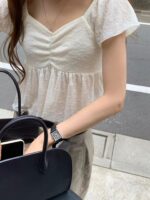OUNCE Reese Shirring Blouse - Image 17