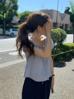 OUNCE Oat Check Blouse - Image 2