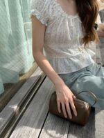 OUNCE Petite Flower Ribbon Blouse - Image 2