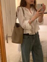 OUNCE Mellow Frill Crop Blouse - Image 5
