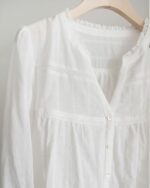 OUNCE Mellow Frill Crop Blouse - Image 9