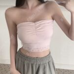 Ruched Lace Bra Top - Image 7