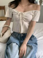 Milk Tea Dottie Top - Image 4