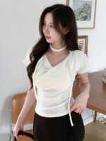Creamy Drape Top - Image 5